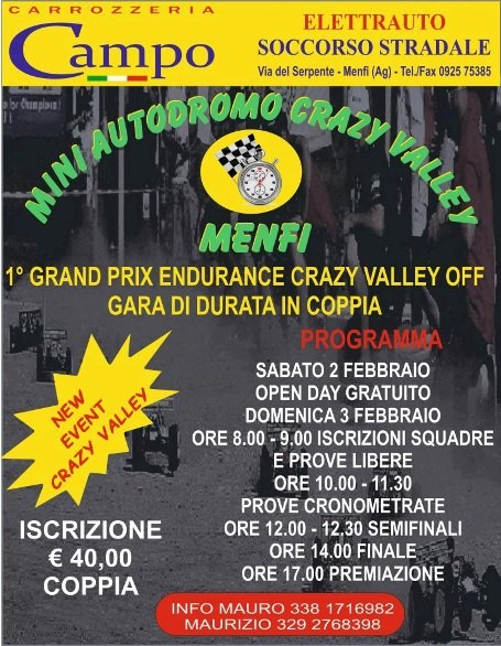 Menfi - Grand Prix Endurance Crazy Valley Off