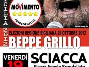 <strong>Beppe Grillo a Sciacca</strong> concluderà il tour agrigentino per il M5S
