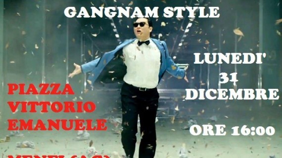 <strong>Flash Mob</strong> Gangnam Style a Menfi