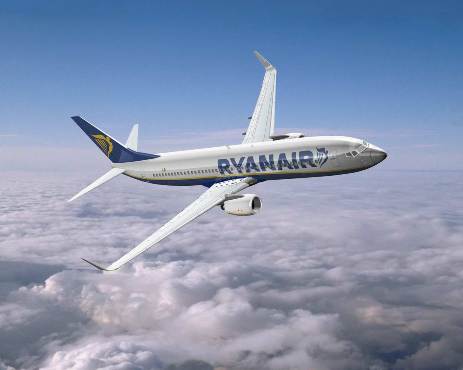 Ryanair torna a volare dall’aeroporto di Trapani Birgi