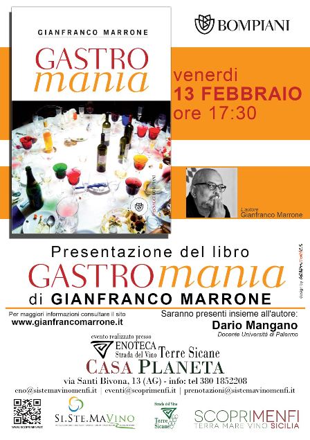 Presentazione libro “Gastromania” di <strong>Gianfranco Marrone</strong>