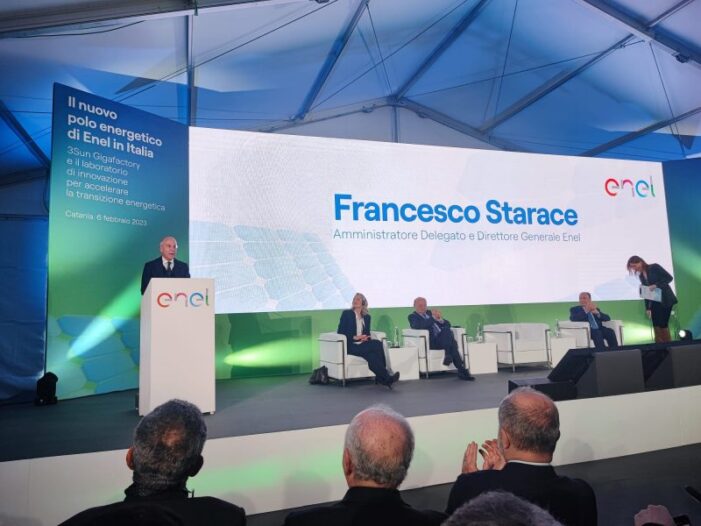 Presentata la 3Sun Gigafactory di Enel: a Catania la più grande fabbrica di pannelli solari d’Europa